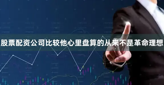 股票配资公司比较他心里盘算的从来不是革命理想