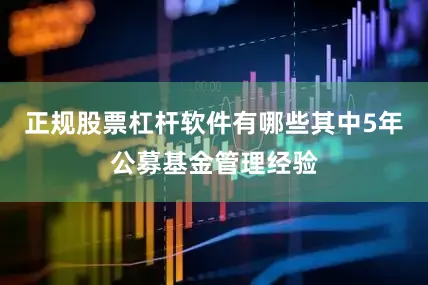 正规股票杠杆软件有哪些其中5年公募基金管理经验